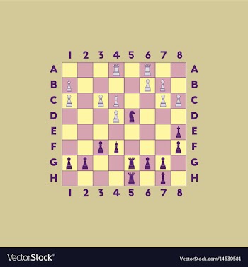 Chess game vector image