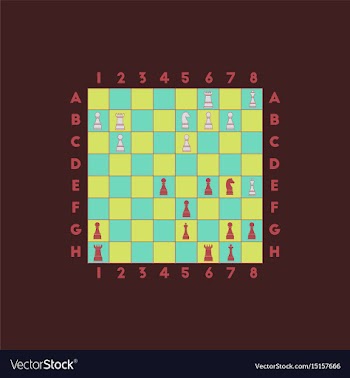 Chess game vector image