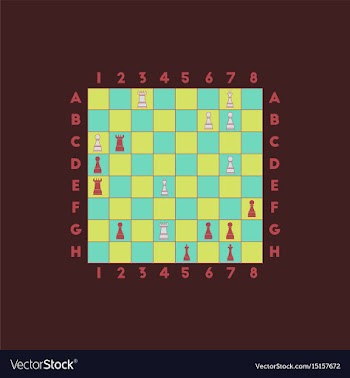 Chess game vector image