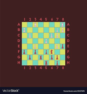 Chess game vector image