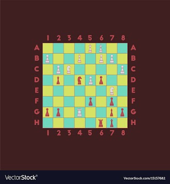 Chess game vector image
