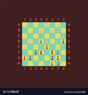 Chess game vector image