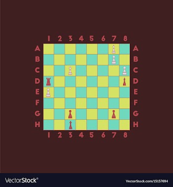 Chess game vector image