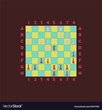 Chess game vector image