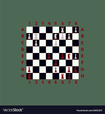Chess game vector image