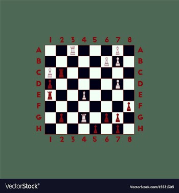 Chess game vector image