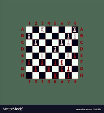 Chess game vector image
