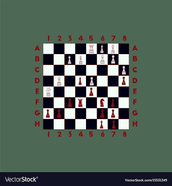 Chess game vector image