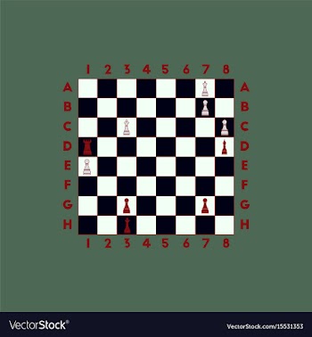 Chess game vector image