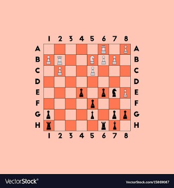 Chess game vector image