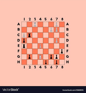 Chess game vector image