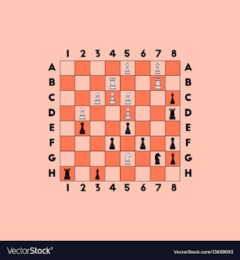 Chess game vector image