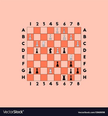 Chess game vector image
