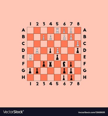 Chess game vector image