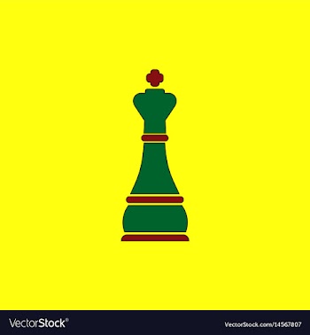 Chess king vector image