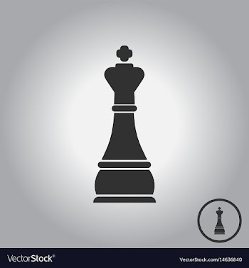 Chess king vector image