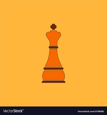 Chess king vector image