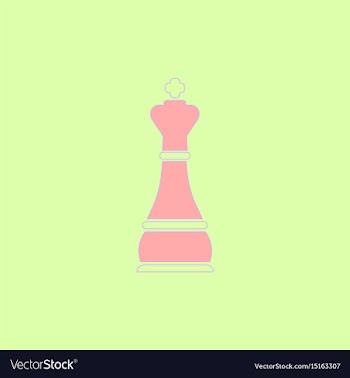 Chess king vector image