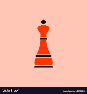 Chess king vector image