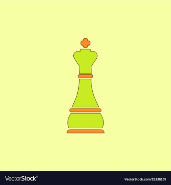 Chess king vector image