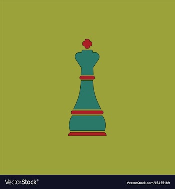 Chess king vector image