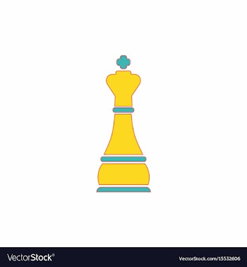 Chess king vector image