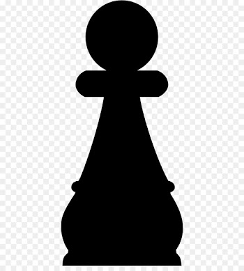 Chess piece Pawn Queen Knight - applies silhouette 