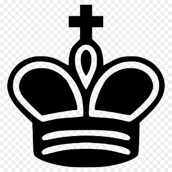 Chess piece Queen King White and Black in chess -  
