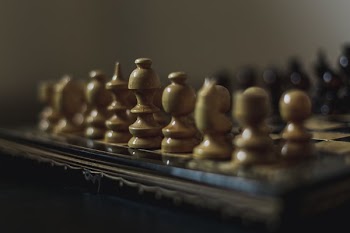 Chess Pieces Close Up