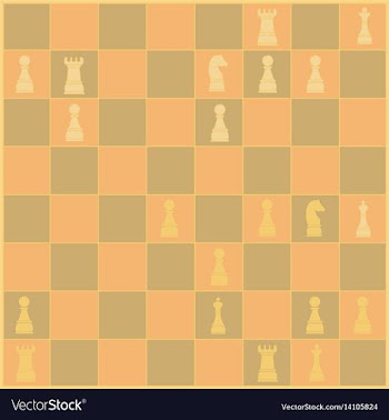 Chess poster chess background vector image