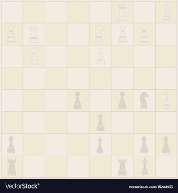 Chess poster chess background vector image