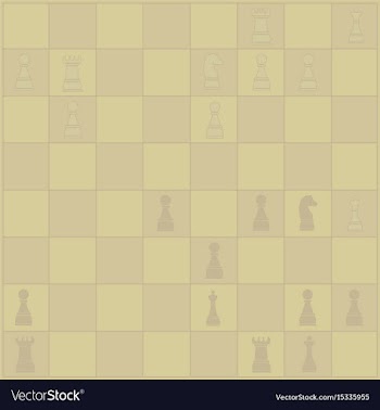Chess poster chess background vector image