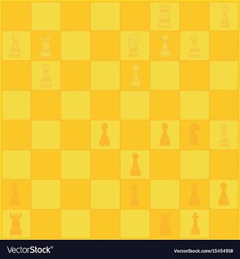 Chess poster chess background vector image
