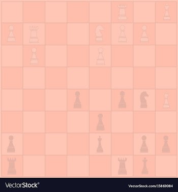 Chess poster chess background vector image