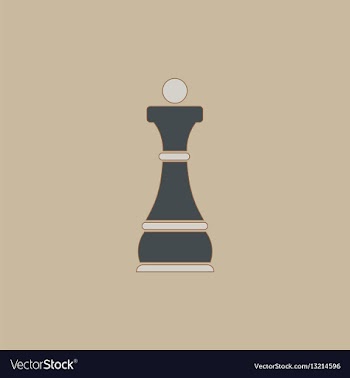 Chess queen vector image