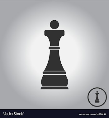 Chess queen vector image