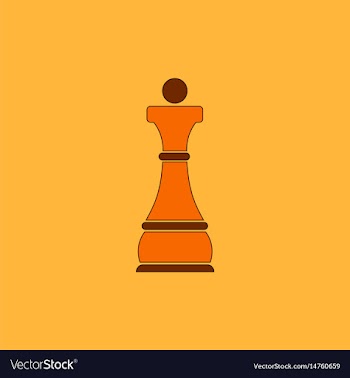 Chess queen vector image