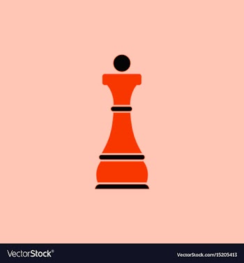 Chess queen vector image