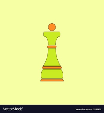 Chess queen vector image