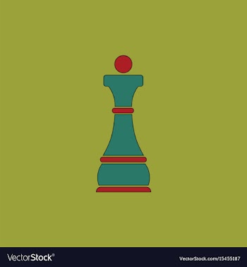 Chess queen vector image