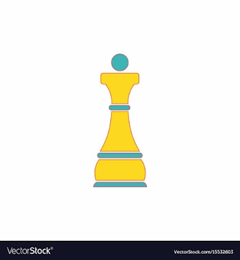 Chess queen vector image