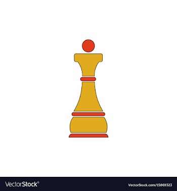 Chess queen vector image