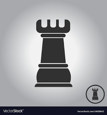 Chess rook vector image