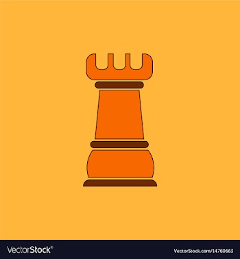 Chess rook vector image