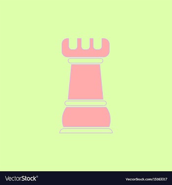 Chess rook vector image