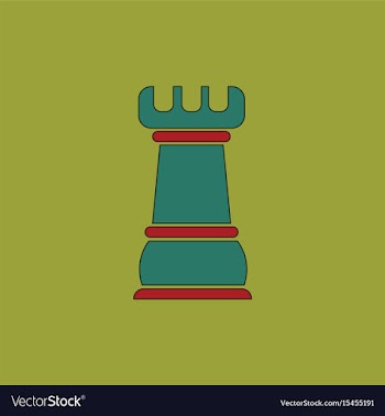 Chess rook vector image