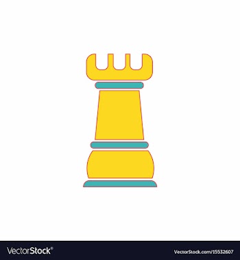 Chess rook vector image