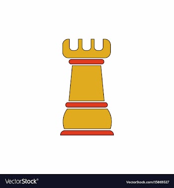 Chess rook vector image