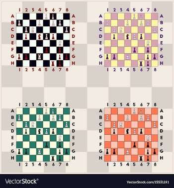 Chess set vector image