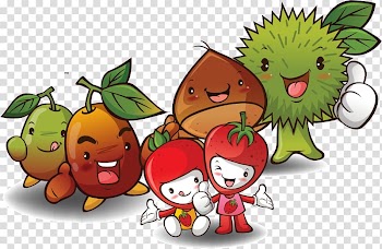 Chestnut Fruit , Strawberry fruit cartoon cute face transparent background PNG clipart